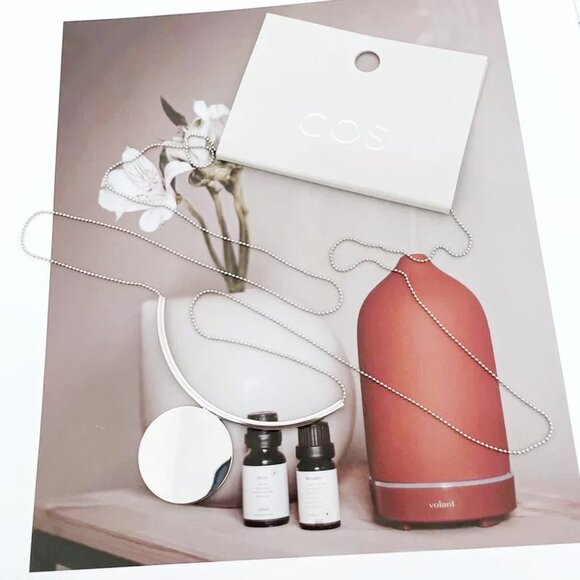 COS Silver Long Necklace - Picture 2 of 2